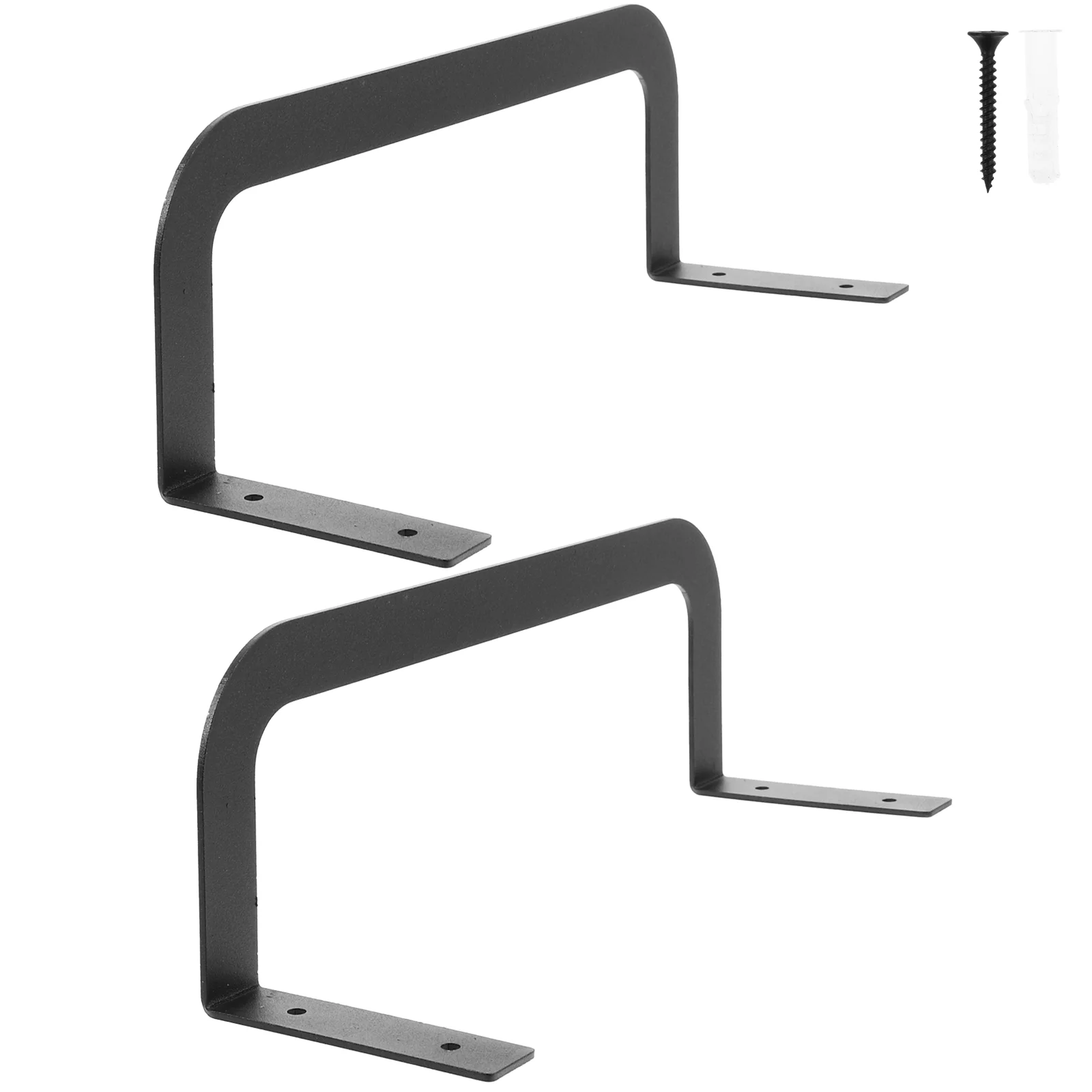 2 Pcs Bed Frame Mattress Holder Anti-slip Baffle Fixing Rod Bedframe Non-slip Racks Stabilizer Black Iron Retainer Bar