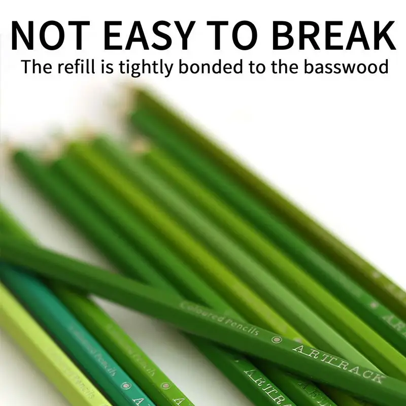 Lápis Coloridos para Adultos e Crianças, Lápis para Colorir, Presente para Iniciantes, 24/72