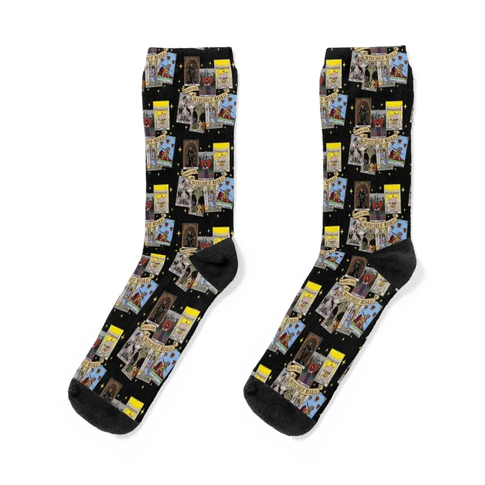 Agatha All Along Tarot Cards Socks crazy essential Hiking boots Man Socks Women's