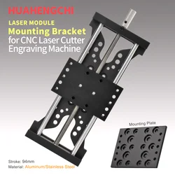 Z Axis Height Adjuster Laser Module Mounting Frame Head Focus Adjuster Lifting Bracket for Laser Engraver CNC Engraving Machine