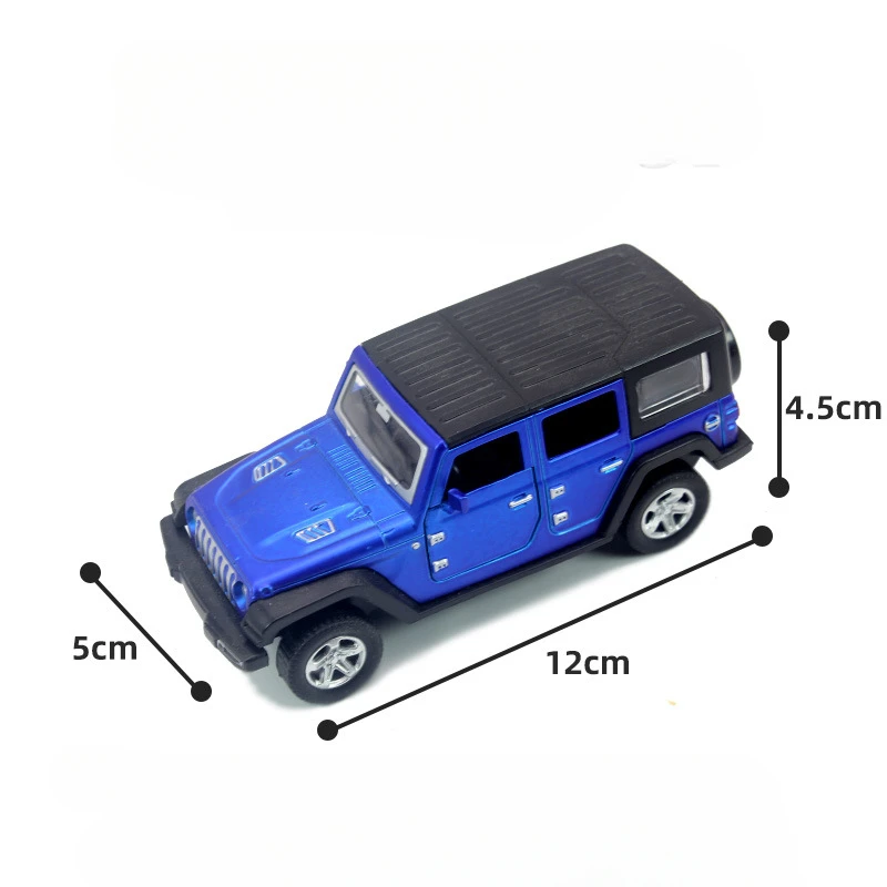 Car toys Off road vehicle model 1:36 toy off-road sports car simulation alloy car model, rebound door, cake decoration