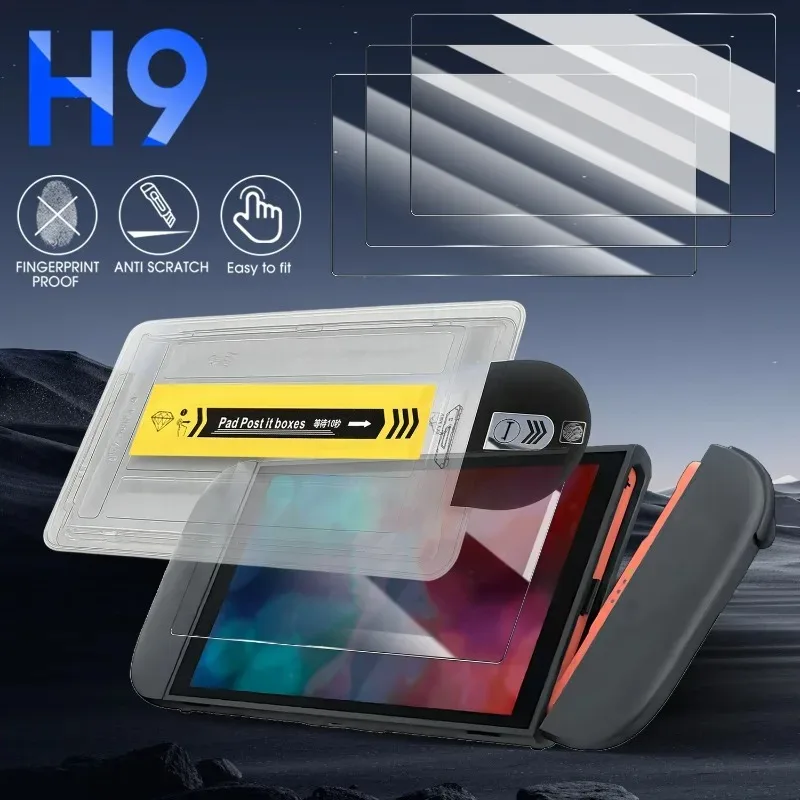 Tempered Glass for Nintendo Switch 2 Screen Protector High Definition Easy Install Protectors for NS Switch2 Gaming Accessories