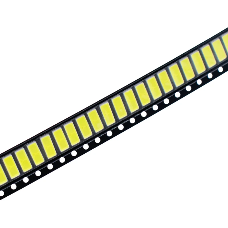 50-100PCS For LG Innotek LED LED Backlight 1W 7030 6V Cool white TV Application smd 7030 led cold white 100-110lm 7.0*3.0*0.8mm