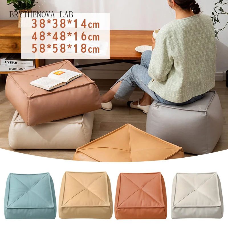 Japanese Futon Sitting Pier Cover Floating Window Bedroom Square Home Cushion Dust Protection Cover Waterproof Without Filler