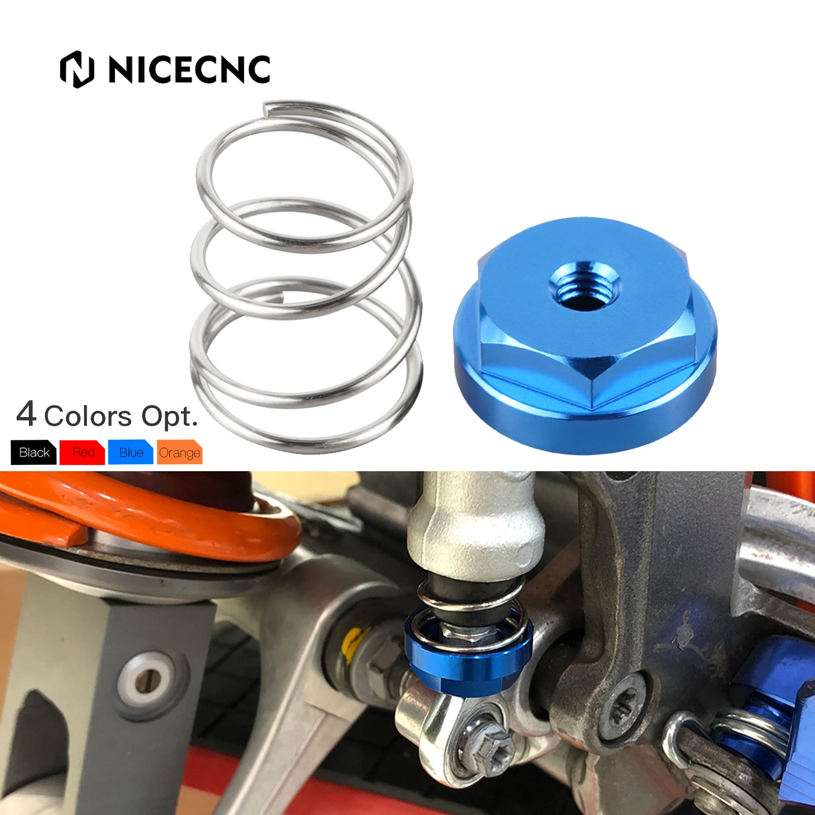 

NiceCNC For Husqvarna TE 300 2014-2022 TE FE TC FC TX FX 125 250 300 350 400 450 501 Rear Brake Return Spring Kit For Husaberg