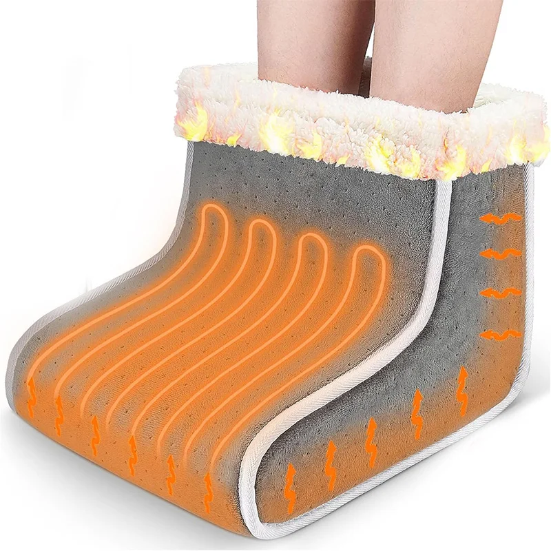 Electric Foot Heating Pad Foot Warmer Under Desk Household Foot Warming Mat Improve Sleeping Washable Foot Care Cushion