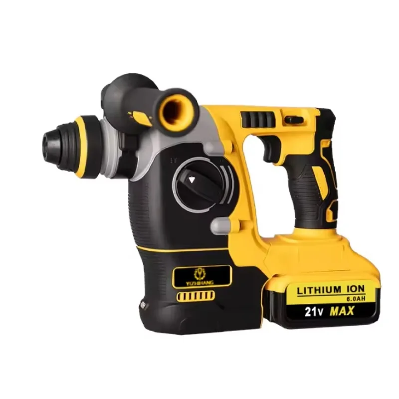 High Power Professional Three-in-One Electric Hammer Drill Pick Tools for Industrial Use 21V Brushless Motor Adjustable Powered