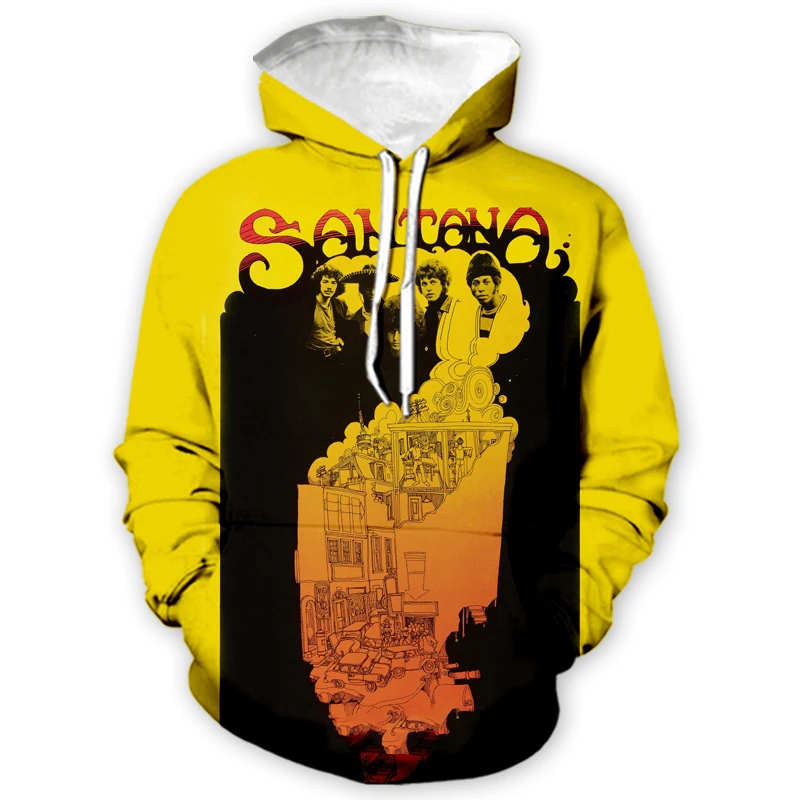 

Santana Band Hoodie 3D Print Hooded Men/Women Sweatshirt Unisex Streetwear Pullover Casual Tracksuits