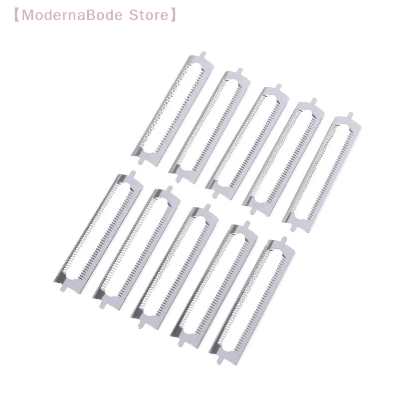 【M】10Pcs Stainless Steel Peeler Blades Replacement Double Peeler Asparagus Peeler Multifunctional Peeling Tools Kitchen Supplies