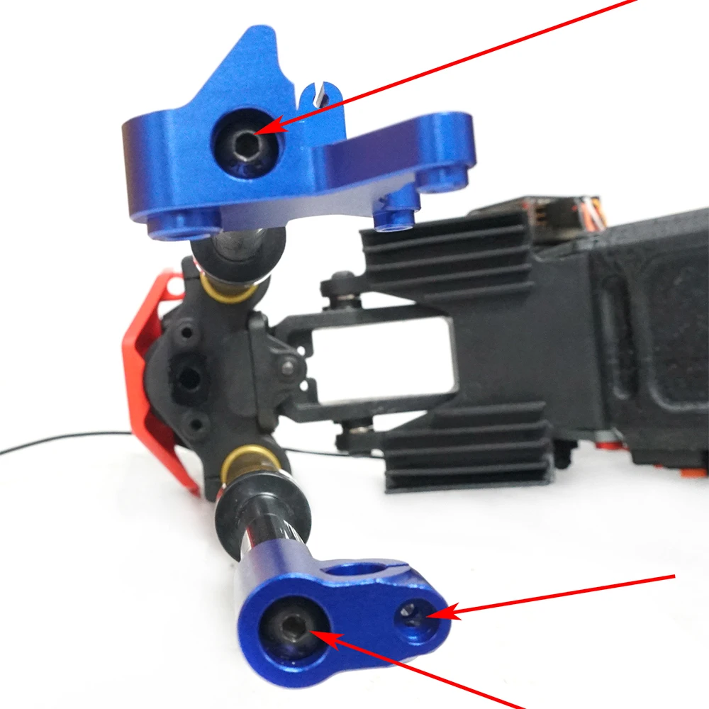 TRINOOD Aluminium Voorvork Lug Kit Voor 1/4 RC Motorfiets Promoto-MX Upgrade Accessoires