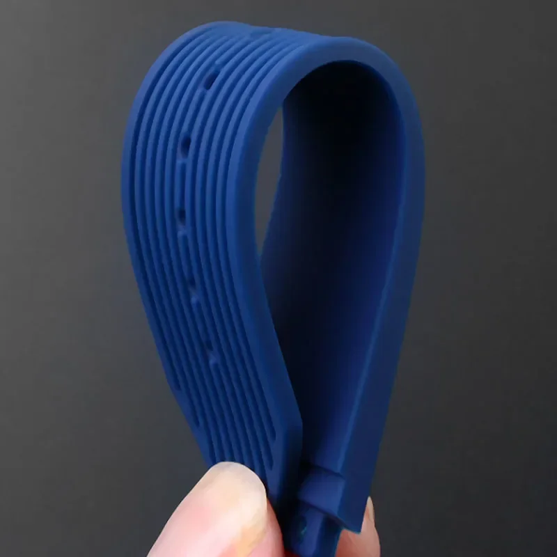 High-end Silicone Watchbands for Hublot Yubo Big Bang Classic Fusion Series Concave Convex Interface Sweatproof Strap 26-19mm