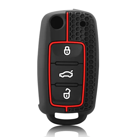 Модный Силиконовый Чехол Для Ключей Для VW Volkswagen Polo Tiguan Passat B5 B6 B7 Golf 4 5 6 MK6 Jetta Lavida Skoda Octavia Seat