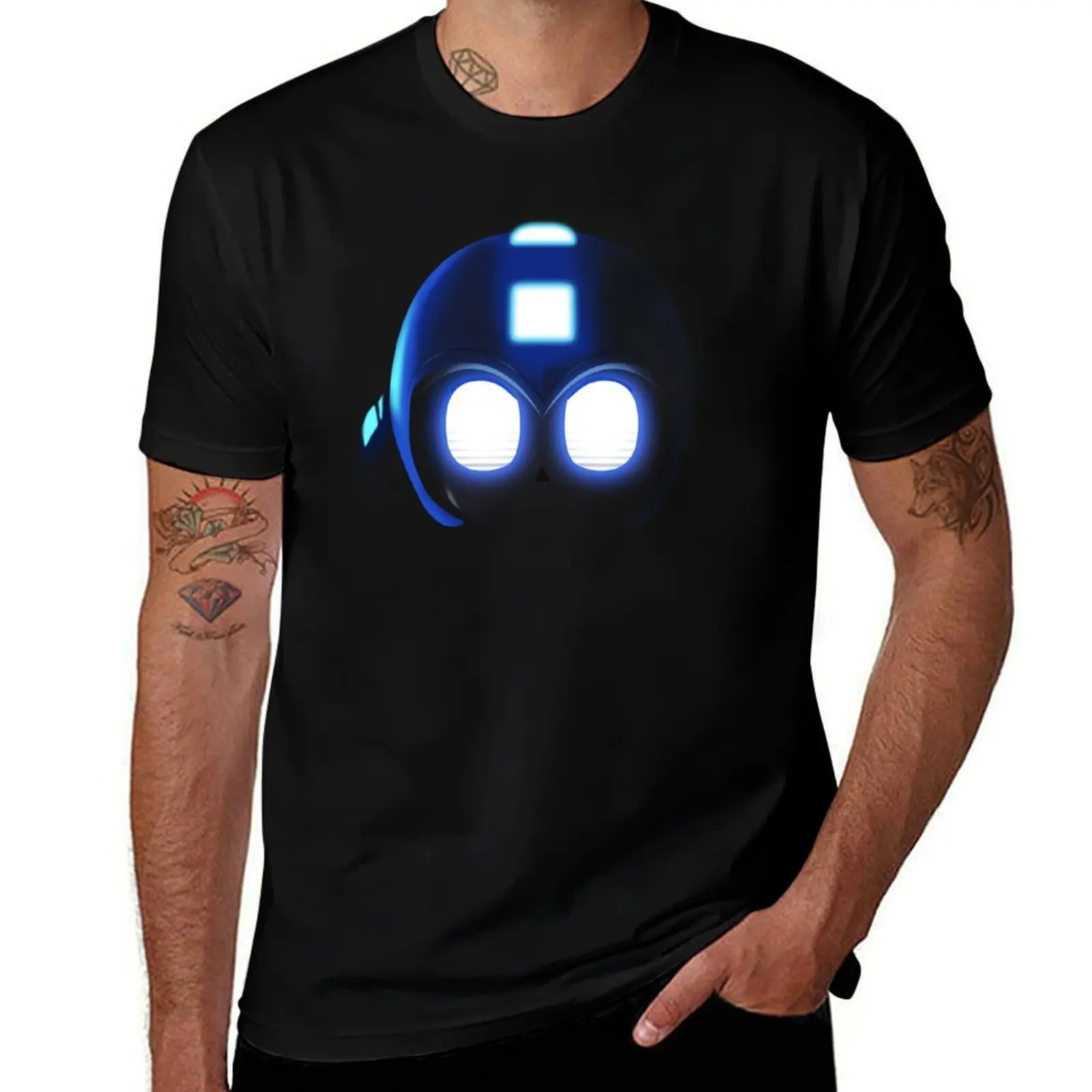 Megaman - SSB4 T-Shirt Athletic Fit Sports Short Sleeve Top T-Shirt