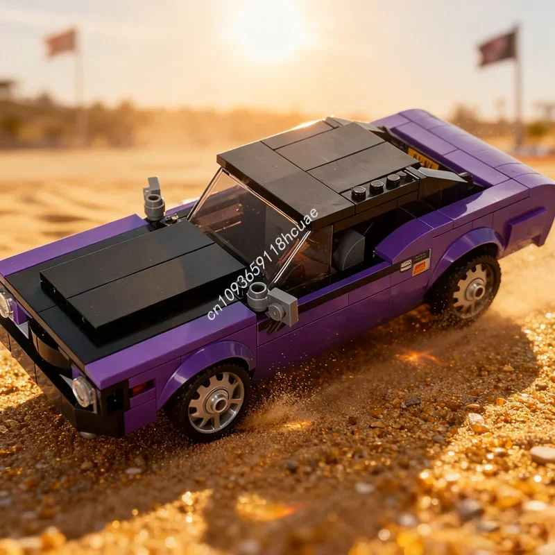 

293pcs MOC Classic Muscle City Champions Model Building Blocks Construction DIY Education Festival Gift Brick Toy Birthday