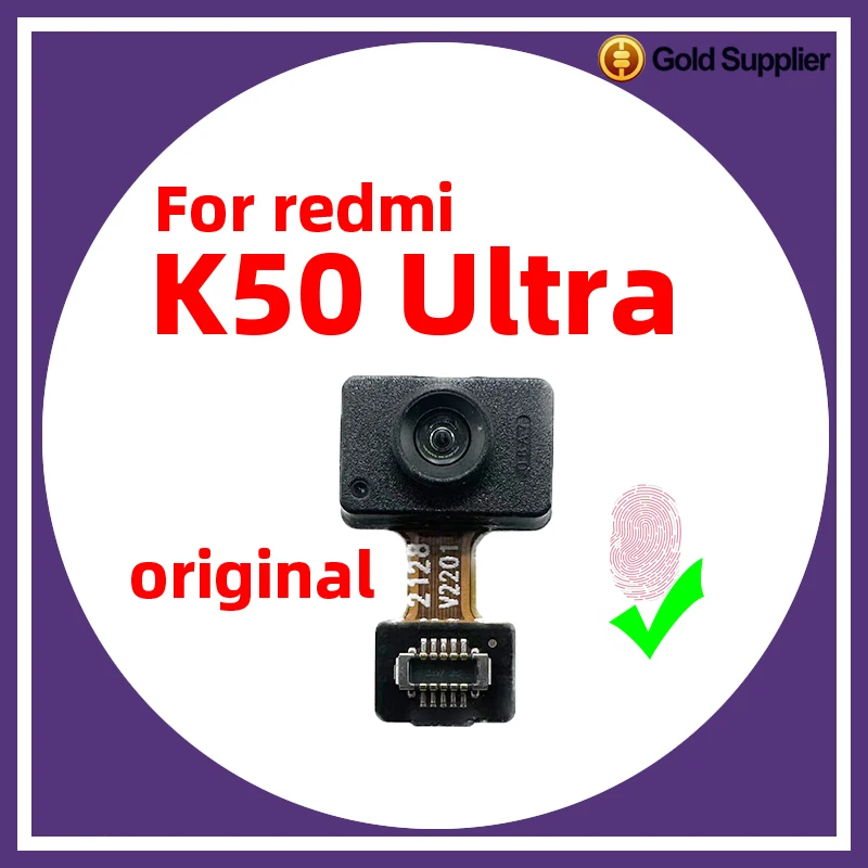 Original For Xiaomi Redmi K50 ultra under display Fingerprint Sensor Scanner Touch ID Connect home button Flex Cable