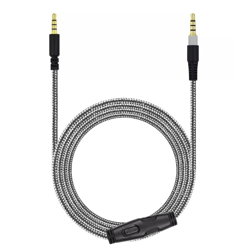 Headphones Music Cable with Volumes Control Replacement for Cloud Mix G633 G933 with 3.5mmJacks Drop Shipping