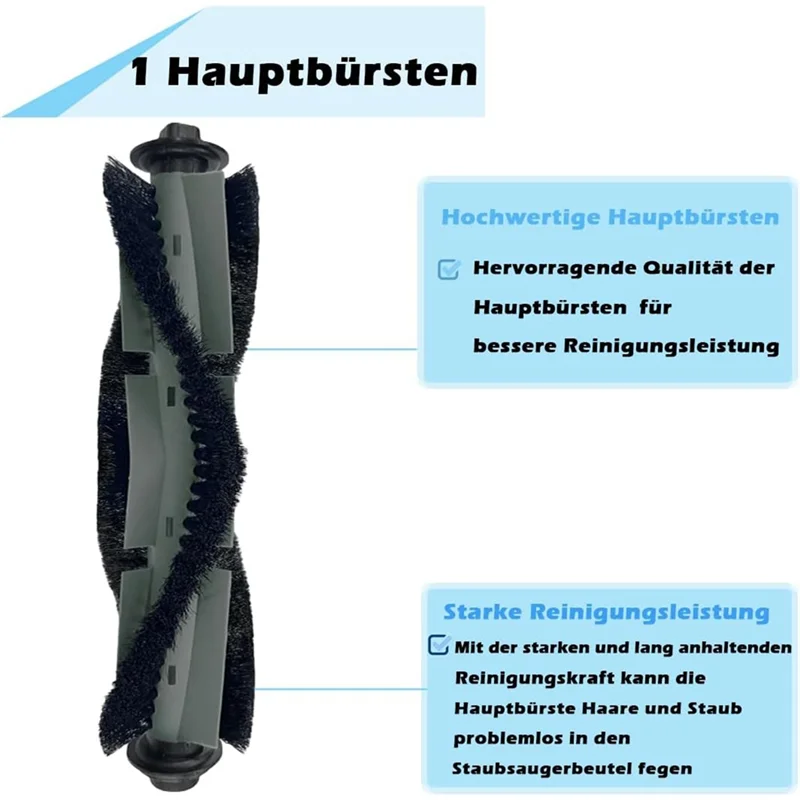 Für Airrobo P30 Roboter Staubsauger Wichtigsten Seite Pinsel Hepa-Filter Mopp Tuch Ersatzteile Zubehör-A58E