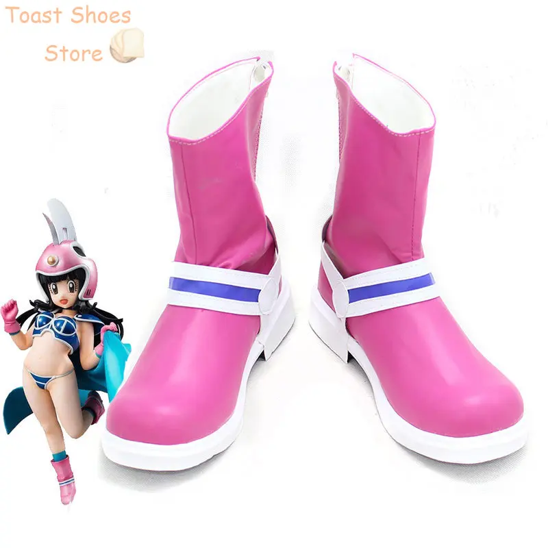 Zapatos de Cosplay de Chichi, accesorios de Cosplay de Anime, zapatos de cuero PU, botas de Carnaval de Halloween, utilería de disfraz