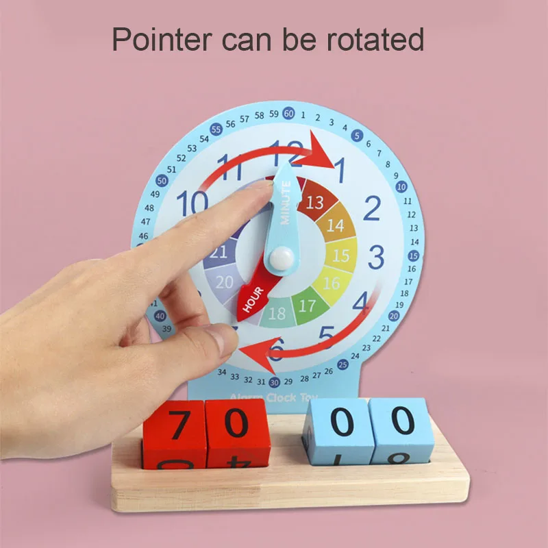 Children Montessori Clock Educational Toy