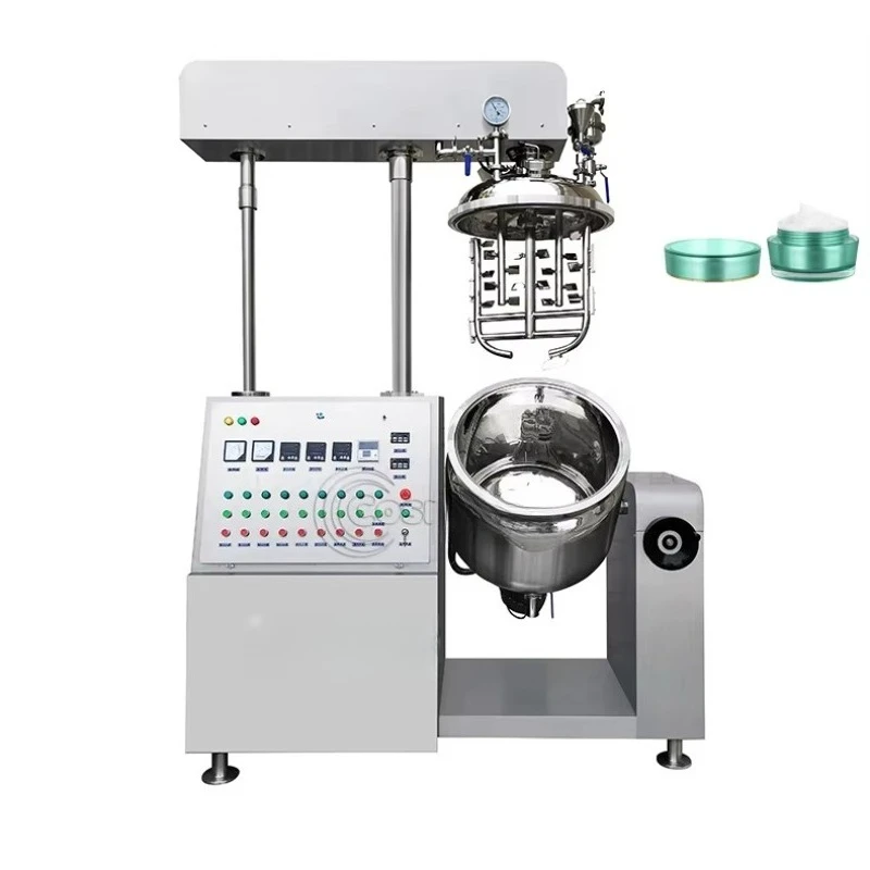 Custom Industrial Vacuum Emulsifier Machine,Factory Customized Hydraulic Lift Emulsification Equipment High Performance