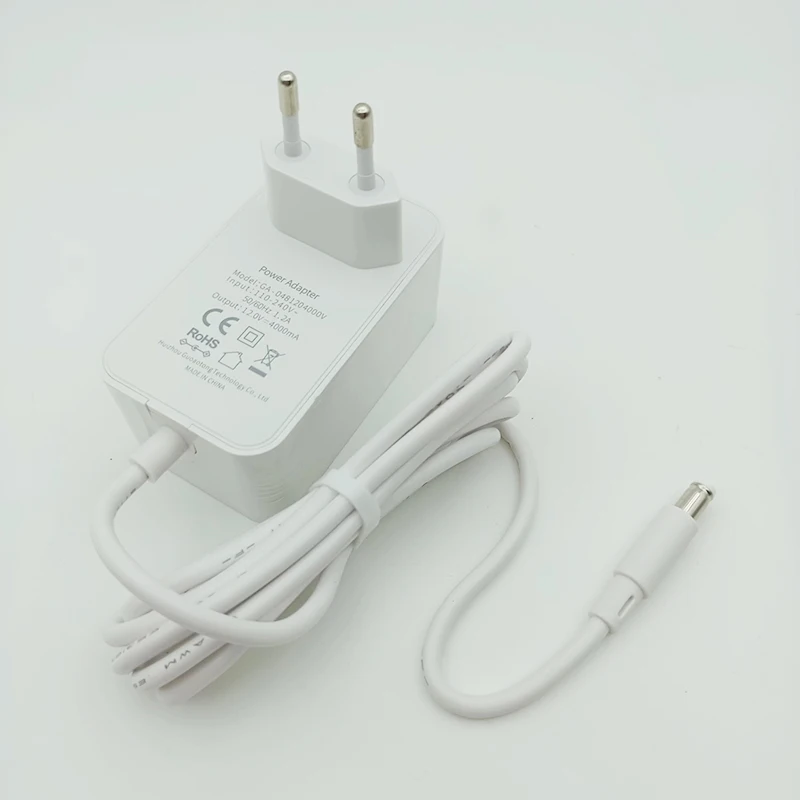 Adattatore di alimentazione bianco 12v 3a Spina UE Commutazione Trasformatore di alimentazione da 12 Volt Adattatore CA CC da 3000 mA Connettore