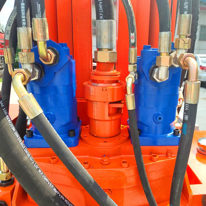 맞춤형 180m 200m 유압 디젤 엔진 수중 시추기