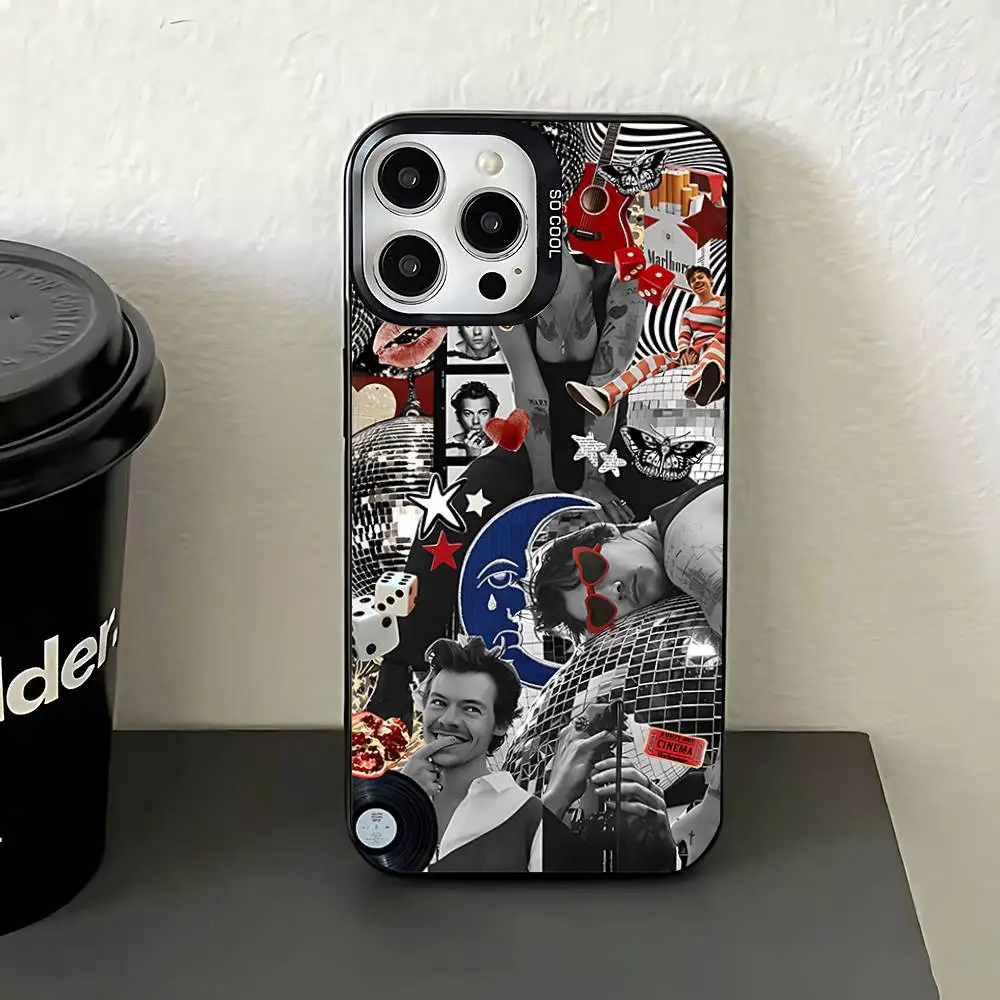 HaRRy Styles-S Music  Phone Case For iPhone 17,16,15,14,13,12,11,Pro,Max,Plus,E,Air,Mini Black Tpu Cover