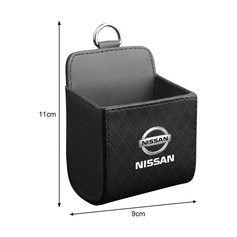 Car Air Outlet Multifunctional Storage Box Car Storage Hanging Bag for Nissan X-trail Qashqai Note Juke Sentra Patrol Navara Mic