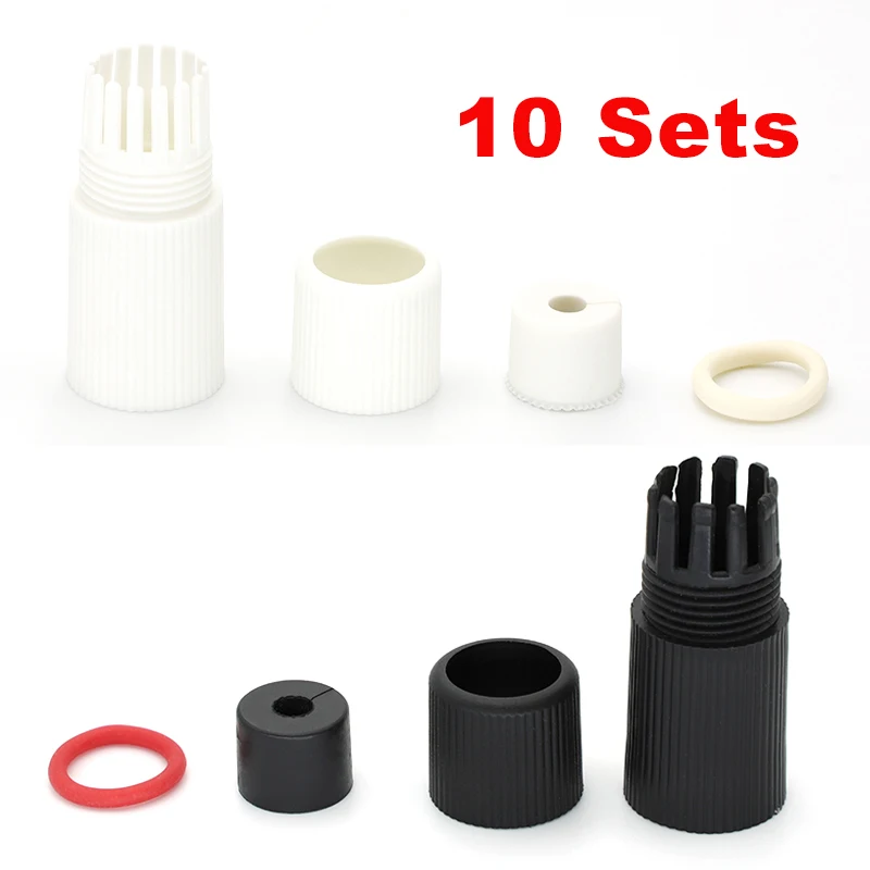 10 Sets Network cable waterproof cap RJ45 Waterproof Connector protector cover For Outdoor Network IP Camera Pigtail Cable