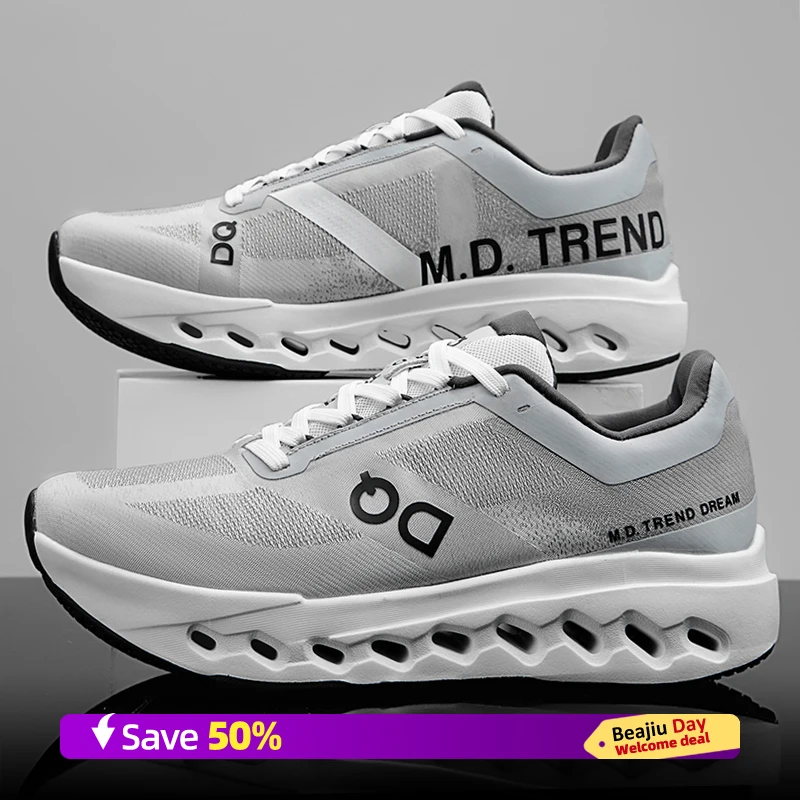 

Мужские спортивные кроссовки для бега, повседневные марафонские дышащие легкие женские удобные спортивные нескользящие прогулочные кроссовки на воздушной подушке