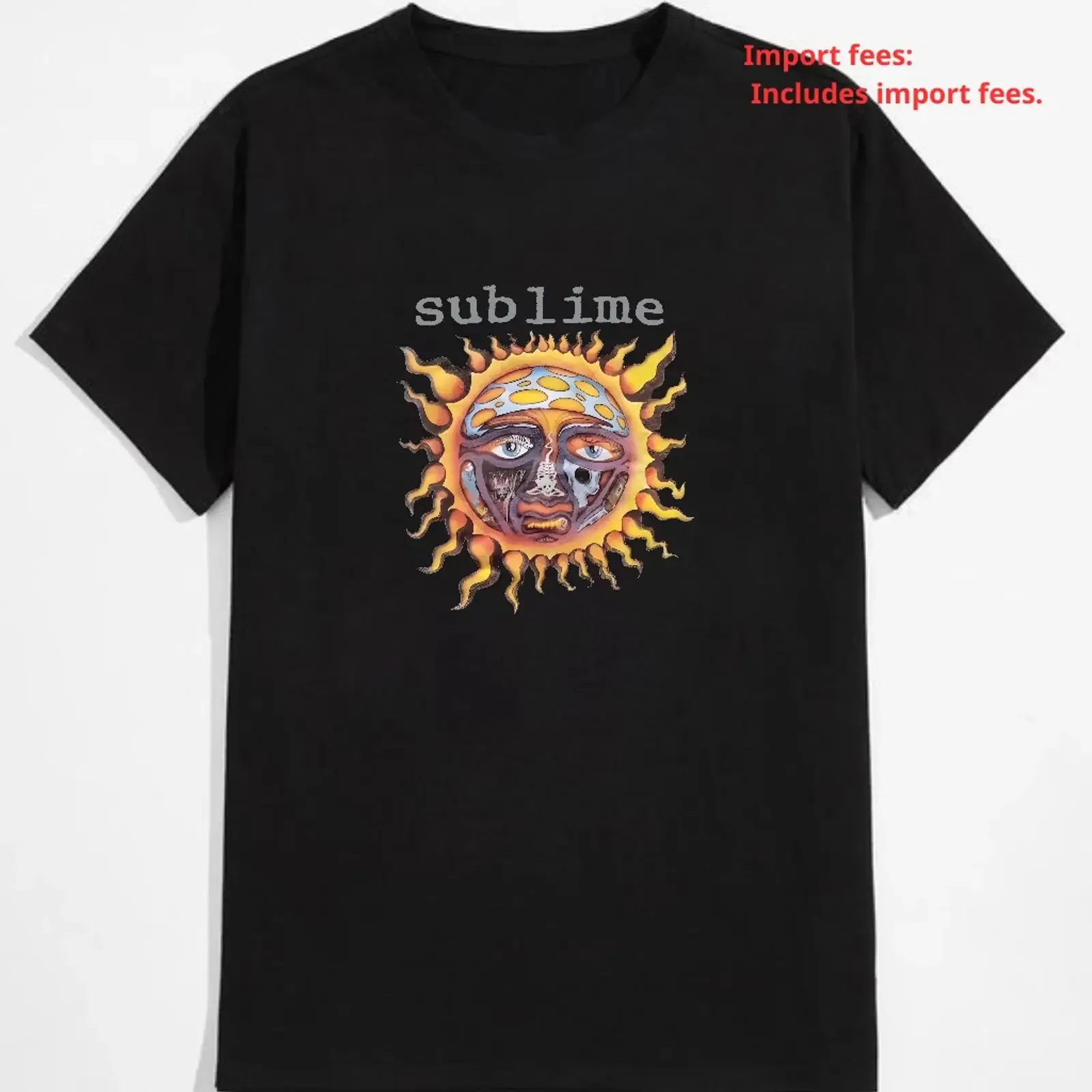 90s Sublime Band T Shirt Skunk Records Reprint 2 Sided Design vintage Washed Slightly Unisex Top For Everyday Wear Breathable