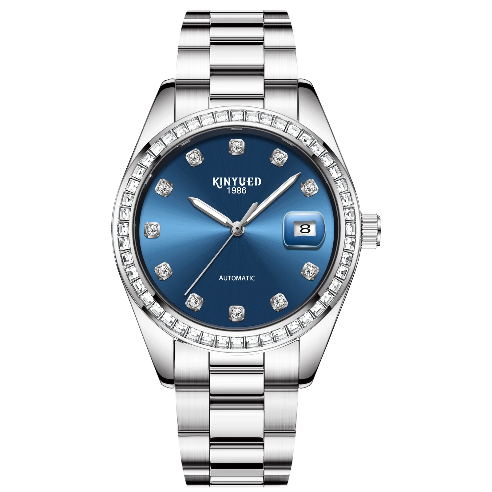 Oriental Watch High Quality AAA Clock Brand New Top Men's Watch Luxury Multi functional Automatic Mechanical Diamond Set J142-3