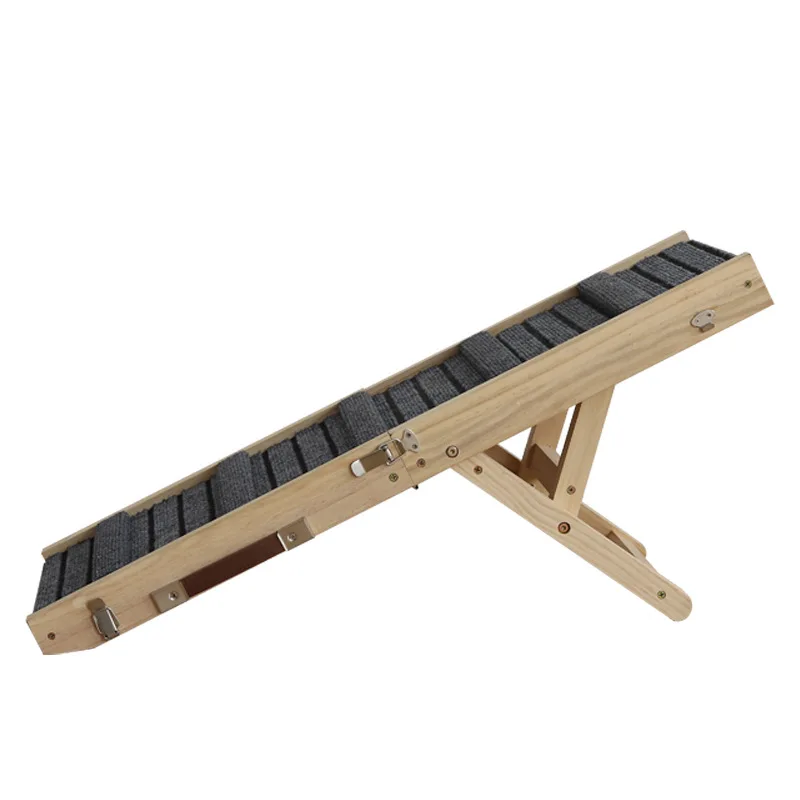 

Foldable Solid Wood Extended Extended Dog Climbing Frame Grinding Claw Frame Pet Climbing Stairs Slope Climbing Ladder