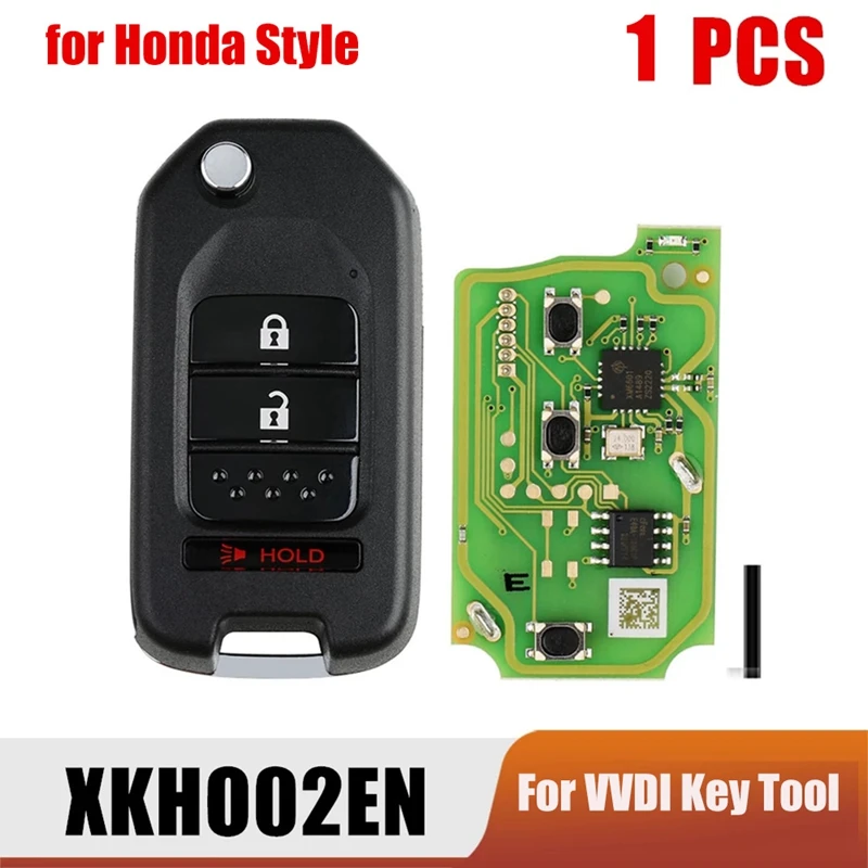 

For Xhorse XKHO02EN Universal Key Car Remote Key Fob 2+1 Button For Honda Type For VVDI Key Tool