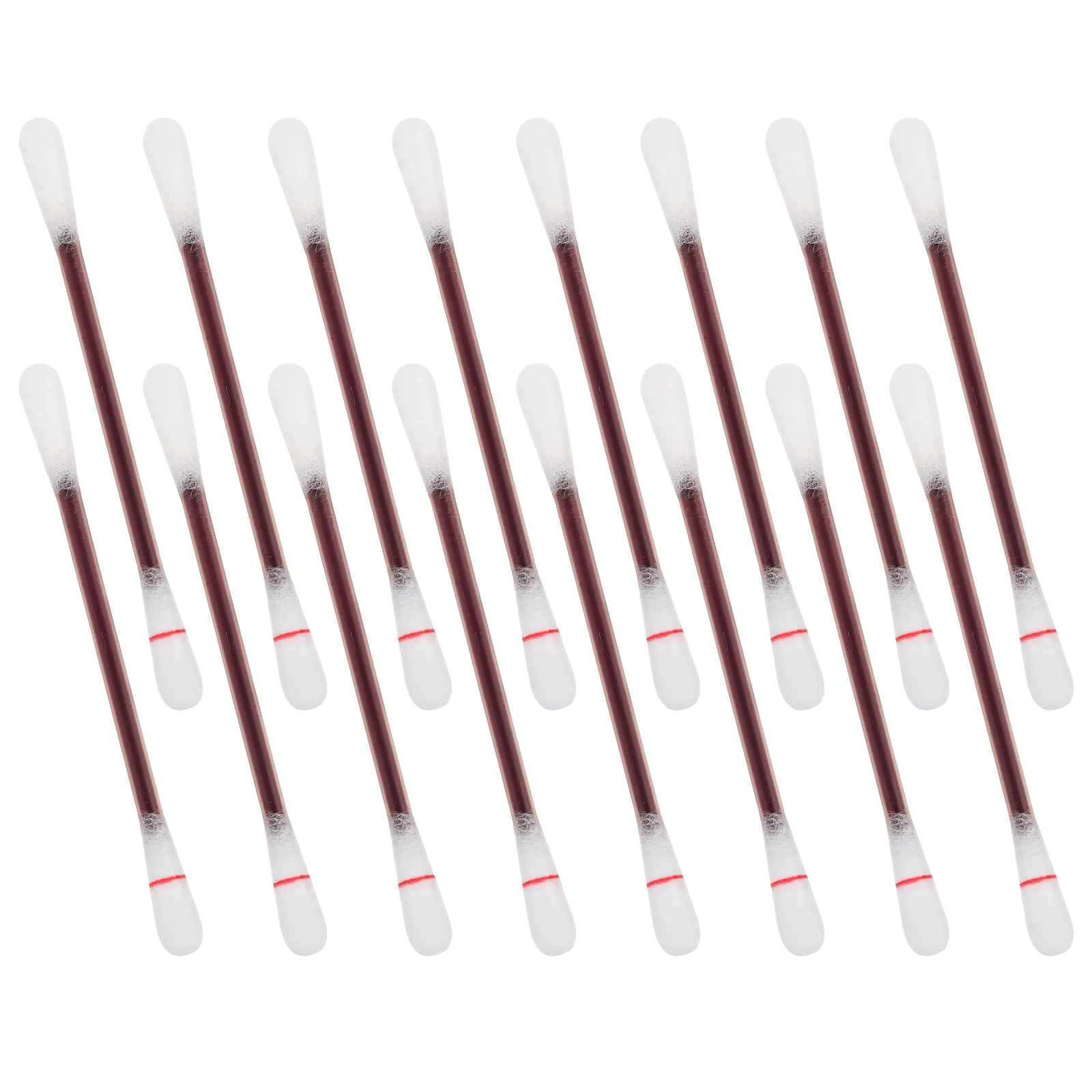 50 Pcs Iodophor Cotton Swab Povidone Iodine Swabs Sticks Barreled Liquid for Wounds Baby