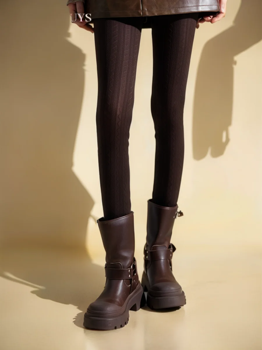 

Леггинсы для спортзала, женские узкие брюки, весна-лето, универсальные, готические, нерегулярные, в стиле панк, с вырезами, бежевые, универсальные, однотонные, пуш-ап