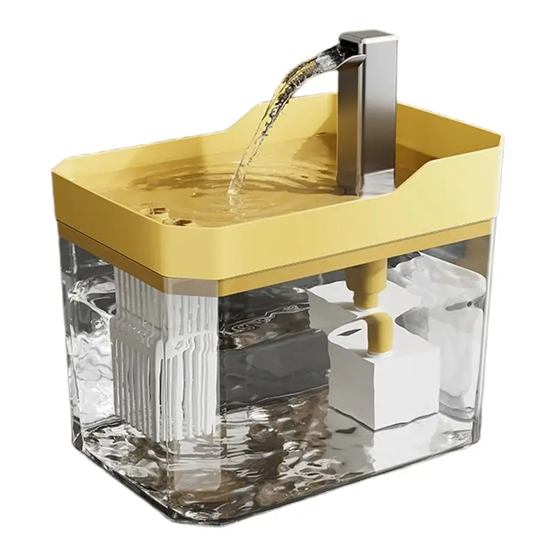 A67P-Automatic Cat Water Fountain Cat Water Fountain USB Anti-Dry Burning Recirculate Filtering Water Dispenser With Pump