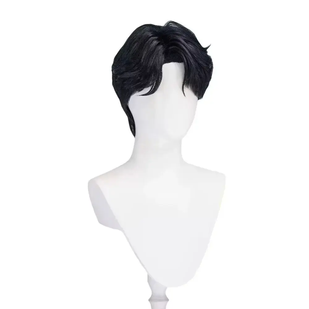 Kpop Demon Hunters Saja Boys Jinu Baby Abby Mystery Romance Cosplay Wig for Men Hair With Free Wig Cap Halloween Accessories