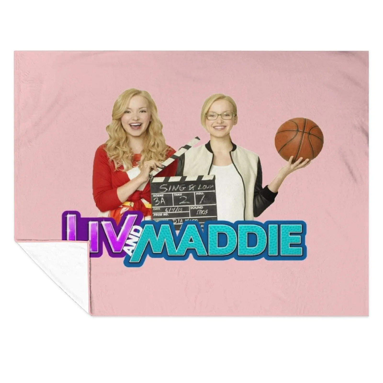 

Liv and Maddie, Liv and Maddie Stickers, Liv and Maddie Kids T-Shirt Throw Blanket Blankets For Bed Sleeping Bag Blankets