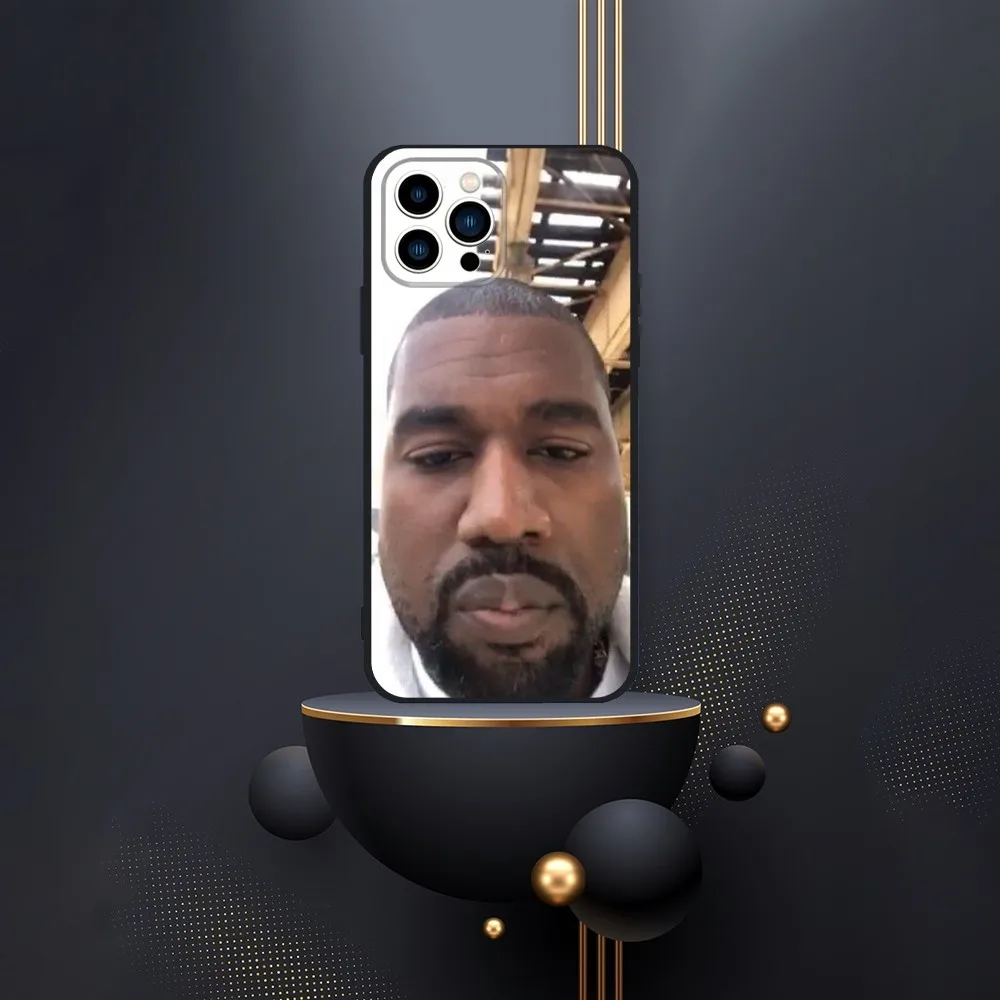 K-Kanye W-West Funny Phone Case For iPhone 16,15,14,13,12,Pro,Max,11,7,8,Plus,XR,XS Max Shockproof Silicone Soft Shell