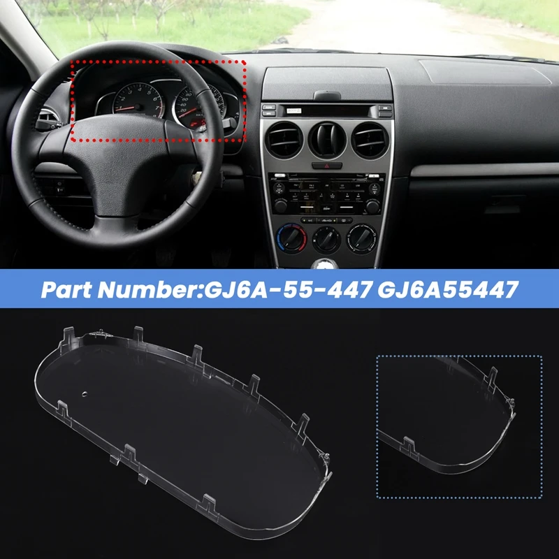 Car Instrument Cover Combination Instrument Mask For Mazda 6 GG GJ6A-55-447 GJ6A55447