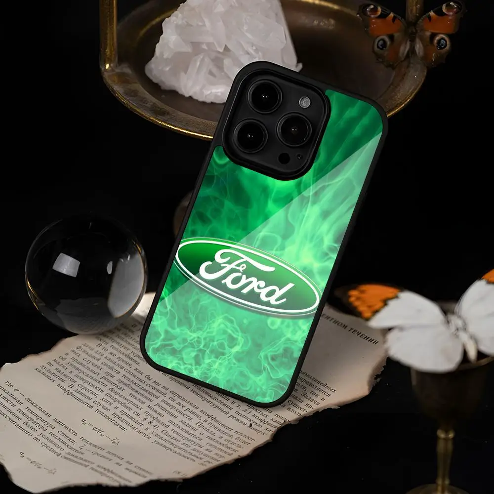 

Коврик для мыши с логотипом F-Ford MAISTO, чехол из ПК + ТПУ для Iphone 16, 15, 14, 13, 11, 12 Pro Max Xr X Xs 8 7 Plus