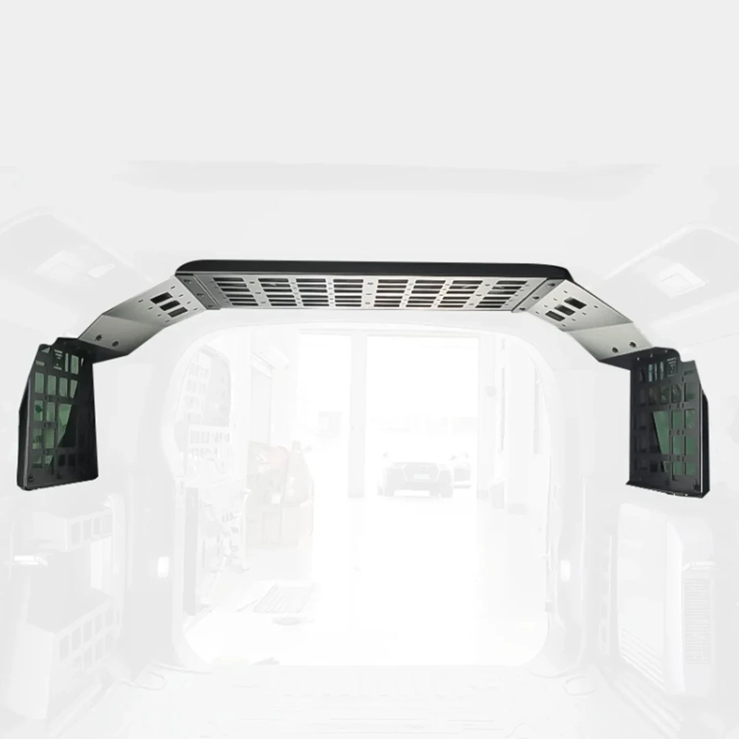 Molle Panels For Land Rover Defender 110 2020-2025 Trunk Extension Rack Adjustable Heavy Duty Rear Boot Cargo Storage Organizer