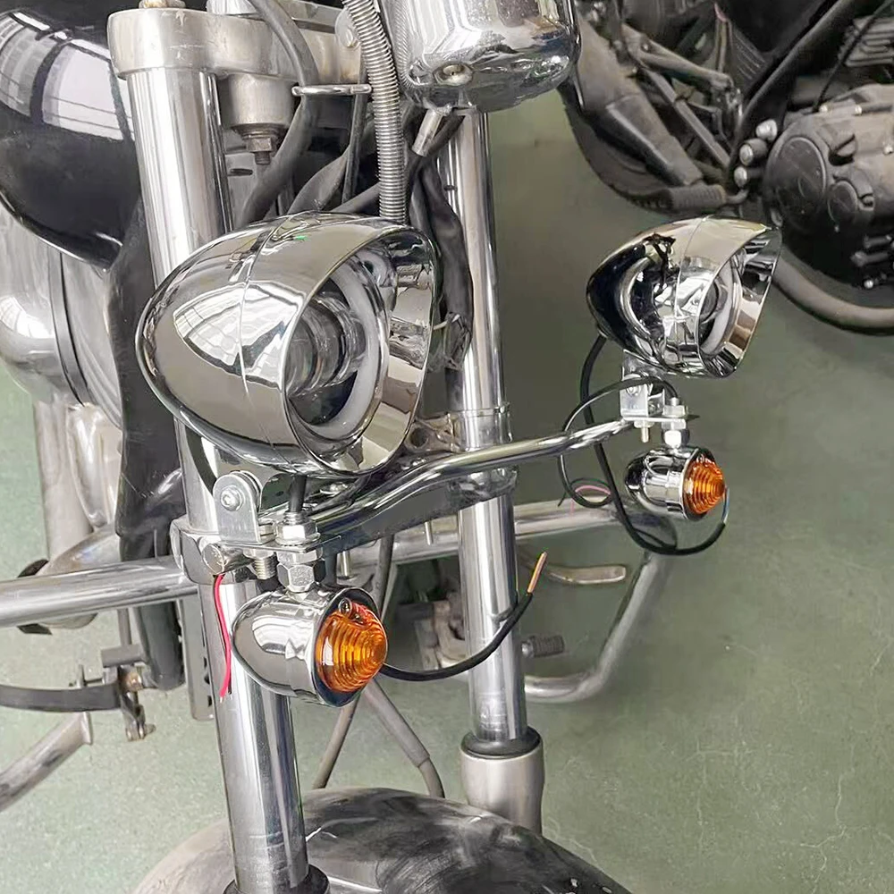 Passing Lights Bar Turn Signals Set for Yamaha V-Star XVS 650 950