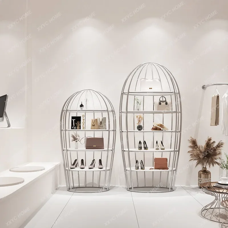 

Beauty salon product display cabinet Skin care product shelf display cabinet