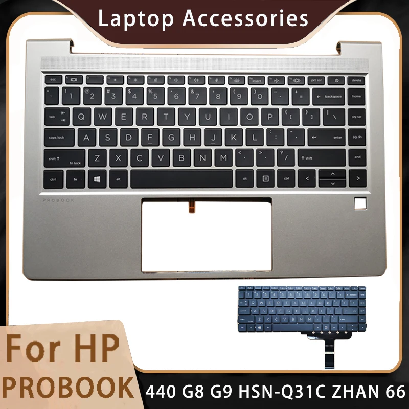 

New For HP 440 G8 G9 HSN-Q31C ZHAN 66 Pro A 14 G4 G5 Replacemen Laptop Accessories Keyboard With Backlight