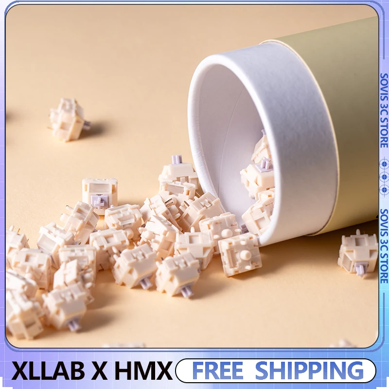 

Линейный переключатель XLLAB X HMX Zishu, 45 г, триггер, бесшумные переключатели HIFI, аксессуары для ПК, геймеров, подарки для игр, механическая клавиатура