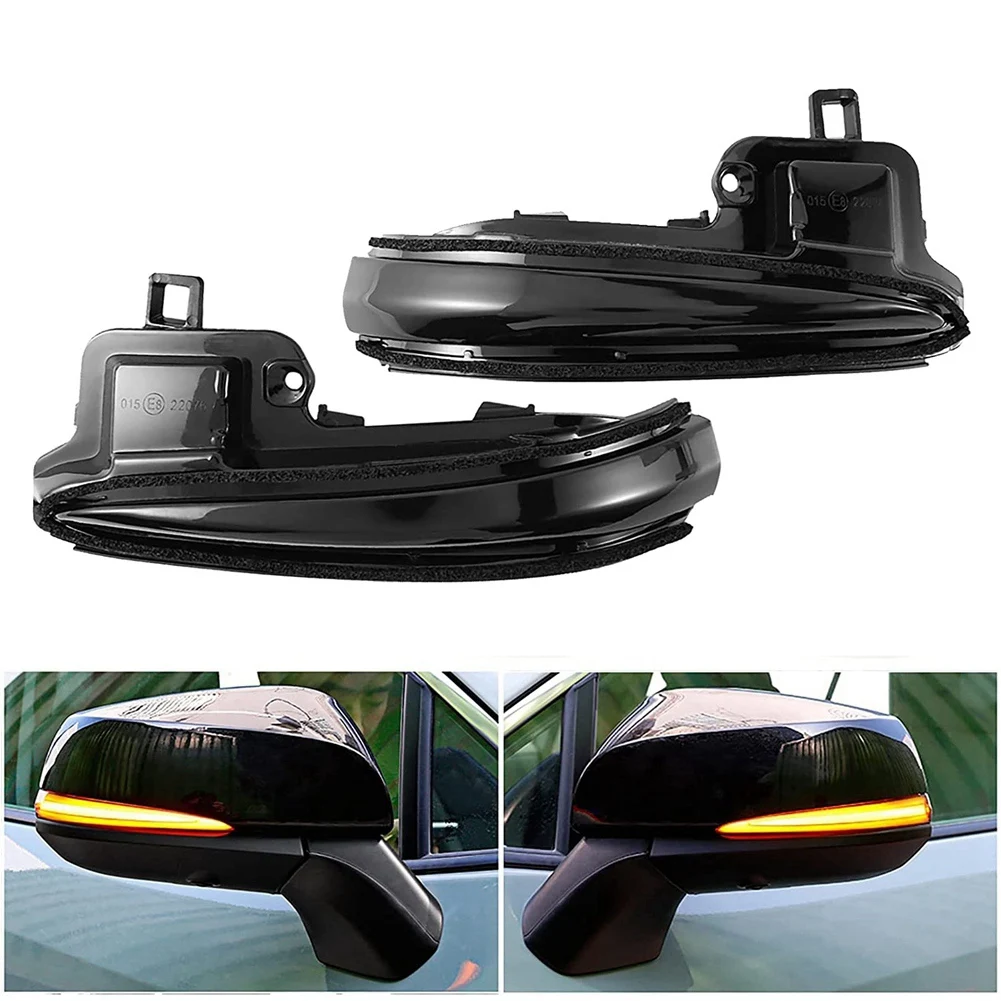 1Pair Rearview Mirror Side Lights Dynamic Turn Signal Lamp for Toyota RAV4 Alphard Tacoma N300 Indicator Amber Light