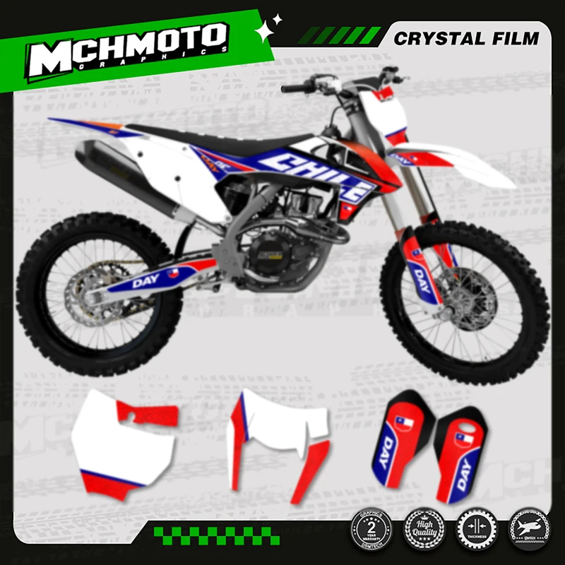 MCHMFG Full Graphics Decal Stickers For KTM SX SXF 2016 2017 2018 EXC EXC-F 2017 2018 2019 125 250 300 350 450 -003