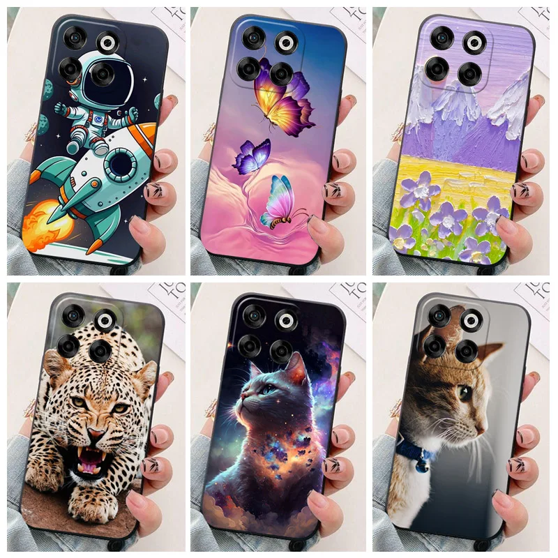 Para ZTE Nubia V70 Funda de teléfono astronauta silicona Cámara protección contraportada para ZTE Blade V70 Vita V 70 diseño Funda Coque